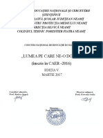 Concurs National - ,,lumea Pe Care Ne-O Dorim",ediția A-V-A Organizat de Colegiul Tehnic Forestier Piatra Neamț