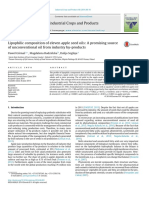 Lipophilic Composition of Apple Seeds