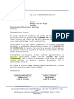 Carta Solicitando Padrino de Promocion Alcalde 