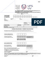 UFS Transfer DV2 Form
