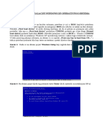 Uputstvo Za Instalaciju Windows XP-a PDF