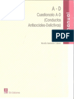 Cuestionario A-D Manual PDF
