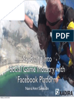 Skydiving Into Social Game Industry With Face Book Platform