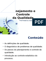 Planejamento e Controle QUALIDADE