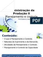 Adm.produção II - Fred Alvim PlanejamentoControle