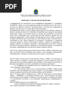 Portaria n 299 de 6 de Julho de 2004