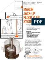 Mason Jack-Up Floor Slab System: S T C I N R