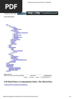 Left Hand Piano Patterns Guide | PDF | Variation (Music) | Music Theory