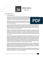 A Literatura Generación Del 60 y 70 PDF