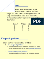 Maximize knapsack value with 0-1 dynamic programming