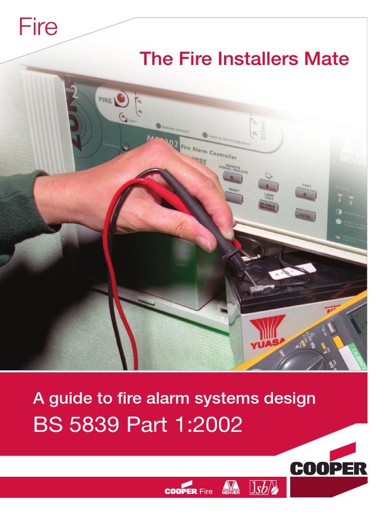 BS 5839 Part 1 Fire Alarm Guide | PDF | Cable | Electrical Wiring