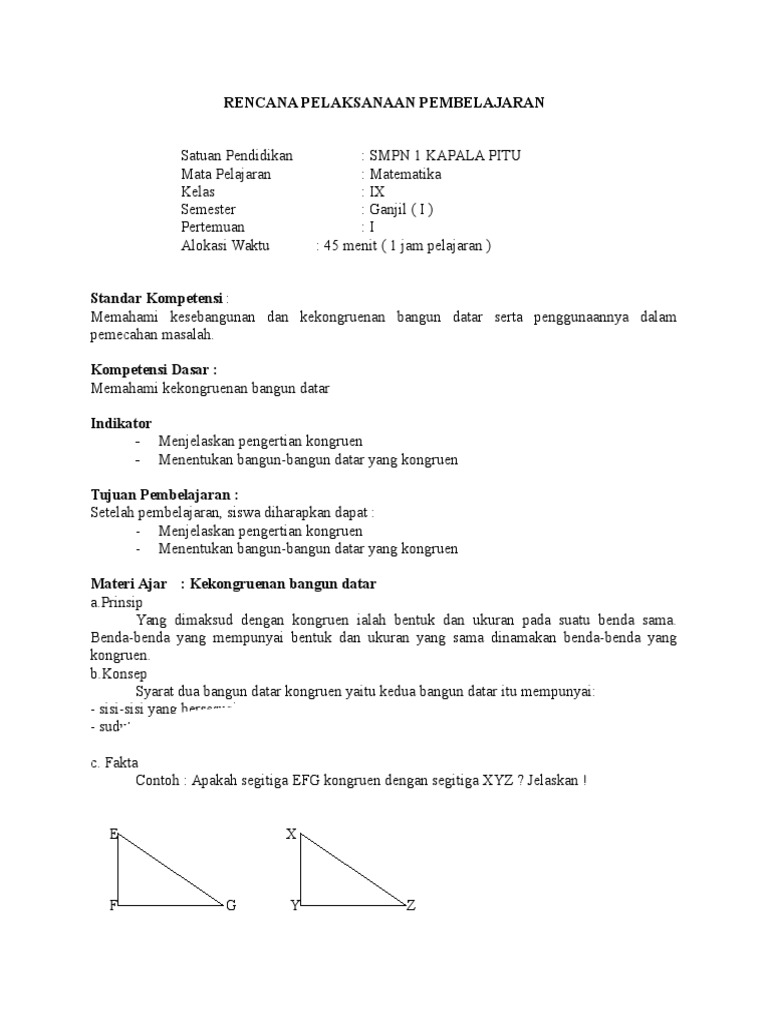 RPP Micro Teaching Riski | PDF