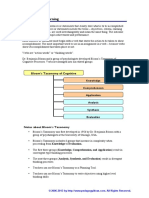 03 Writing Lesson Plans Using Blooms Taxonomy PDF