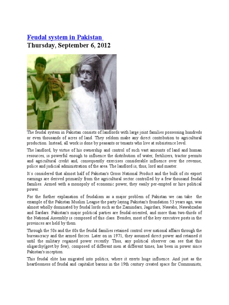 What Is Feudal Society In Sociology