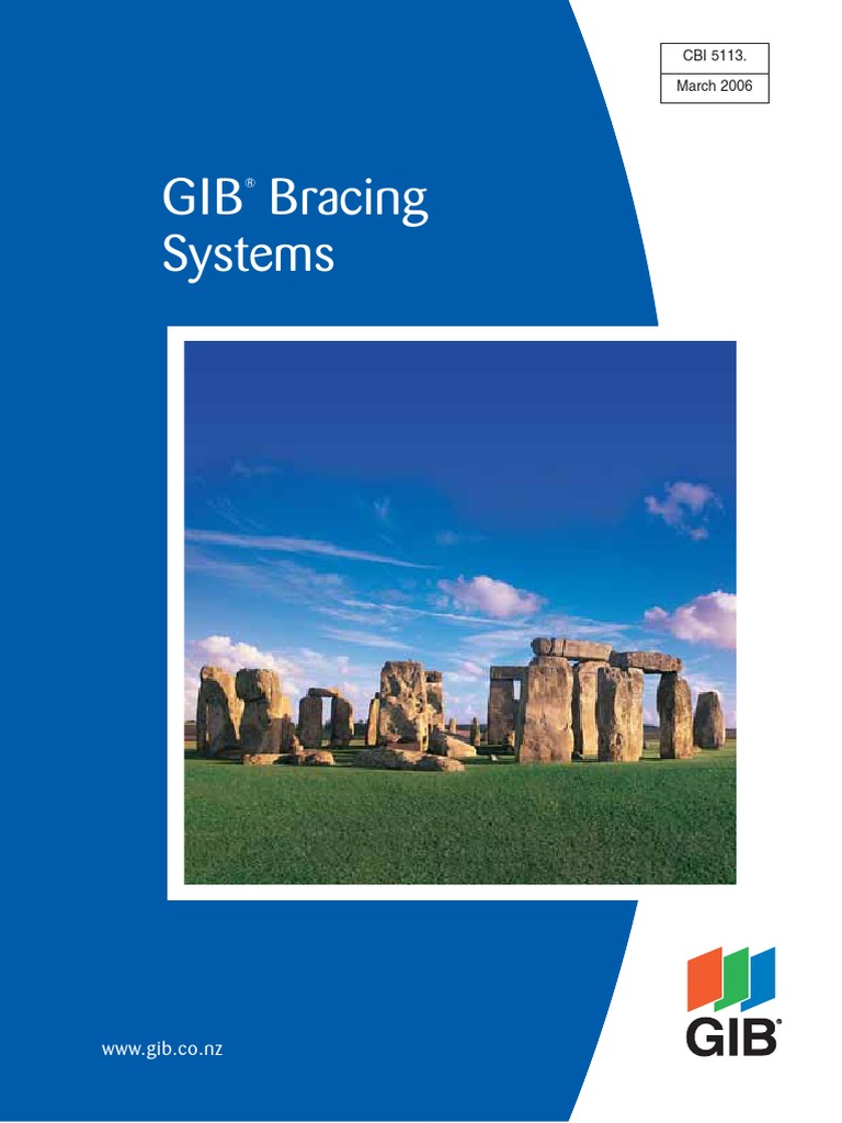 GIB Bracing Systems PDF Framing (Construction) Roof