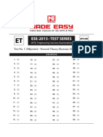 Network Theory & EDC - Objmade Esay Test PDF