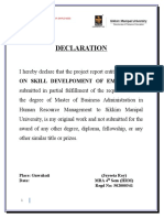 Study on Skill Development of Employees at Emami Limited