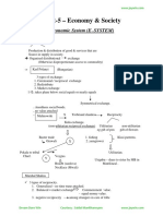 Optional Sociology 5 Economy and Society PDF