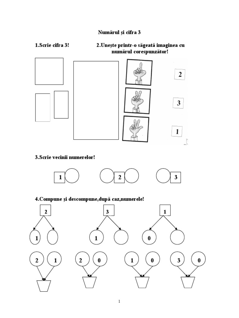 Numarul Si Cifra 3