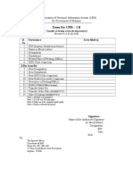 Form No: CPIS - 1 B) : After Transfer