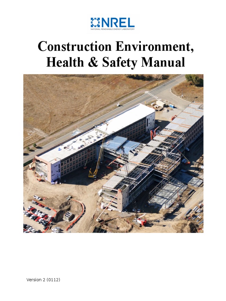 Construction Safety and Health Manual | PDF | Occupational Safety And ...