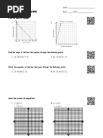 Unit 0 Test Review: Find The Rate of Change