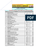 4 - Planilha Orçamentária (Para Ser Preenchido o Custo Unitário)