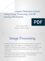 Driver Drowsiness Detection System Using Image Processing and IR Sensing Mechanism