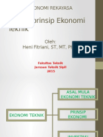 Prinsip - Prinsip Ekonomi Teknik