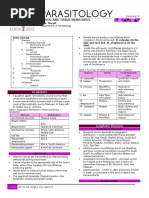 Parasitology Lec 3.01b Blood and Tissue Nematodes