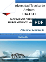 Movimiento Circular Uniformemente Variado