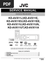 JVC Kd-Avx11-Series SM PDF