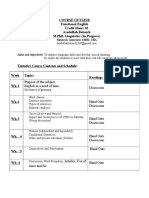 Functional English Course Outline