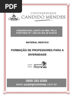 Formação de Professores Para a Diversidade--módulo 8