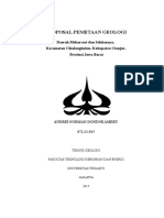 Download Proposal Pemetaan Geologi Daerah Cikalongkulon Cianjur by Andrei Norman Dondokambey SN337097230 doc pdf