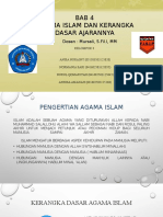 Agama Islam - Bab 4 Pengertian Agama Islam, Kerangka Dasar Ajarannya