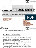 Corporate Governance Issues at The Wallace Group/TITLE