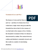 Treatment of Love and War:: PDF Created With Pdffactory Pro Trial Version