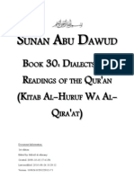 Sunan Abu Dawud - Book 30 - Dialects and Readings of the Qur'an (Kitab Al-Huruf Wa at
