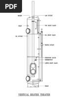 Vertical Heater Treater Drawing PDF