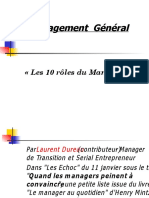 Management Général: Les 10 Rôles Du Manager