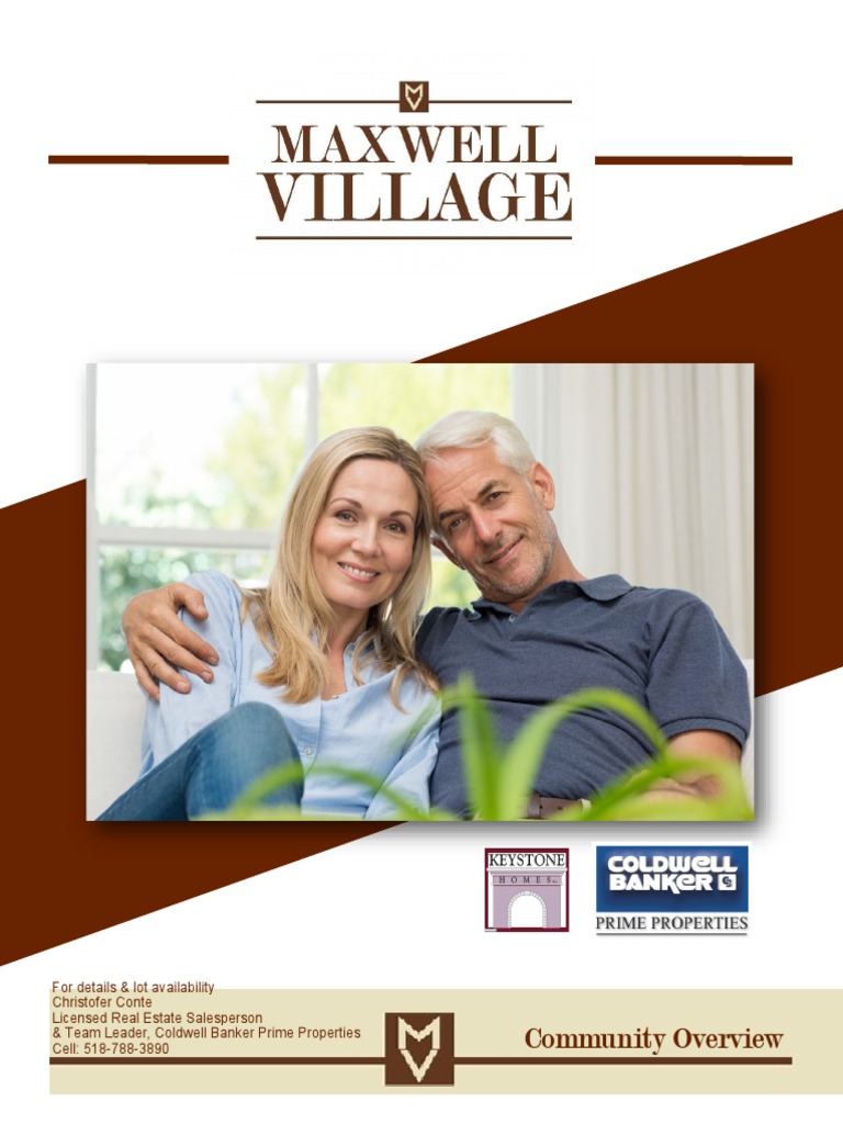 Maxwell Village Community Overview Packet PDF Kitchen Basement
