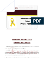 Informe Presos Politicos 2016 PDF