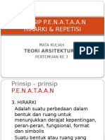 Prinsip Penataan Hirarki & Repetisi