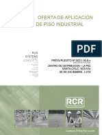 Propuesta de Piso Industrial Con Fibra de Acero - Rinol Bolivia