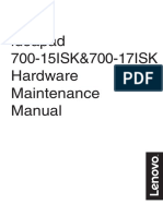 Ideapad 700-15ISK&700-17ISK Hardware Maintenance Manual