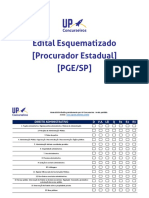 Edital Esquematizado PGE SP 2