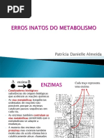 Aula Erros Inatos Do Metabolismo