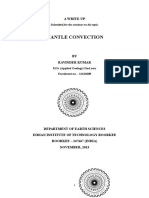 Seminar Final on mantle convection