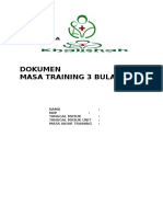 DOKUMEN Training 3 Bulan